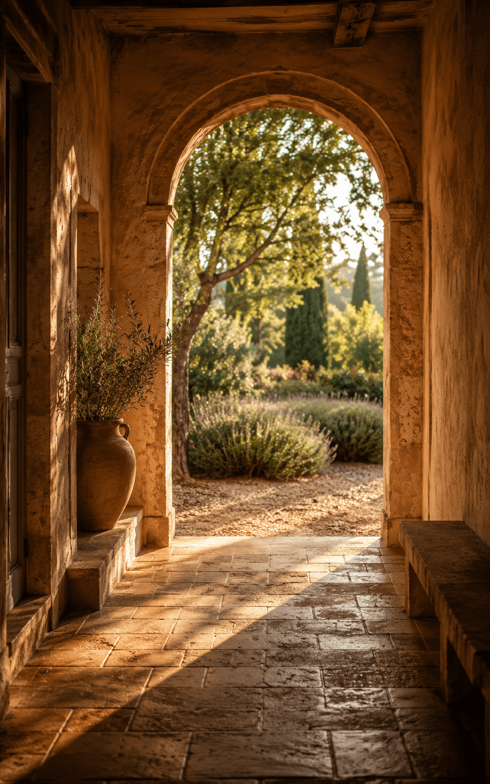 Provence private terrace at 08:30 — honeymoon journeys collection