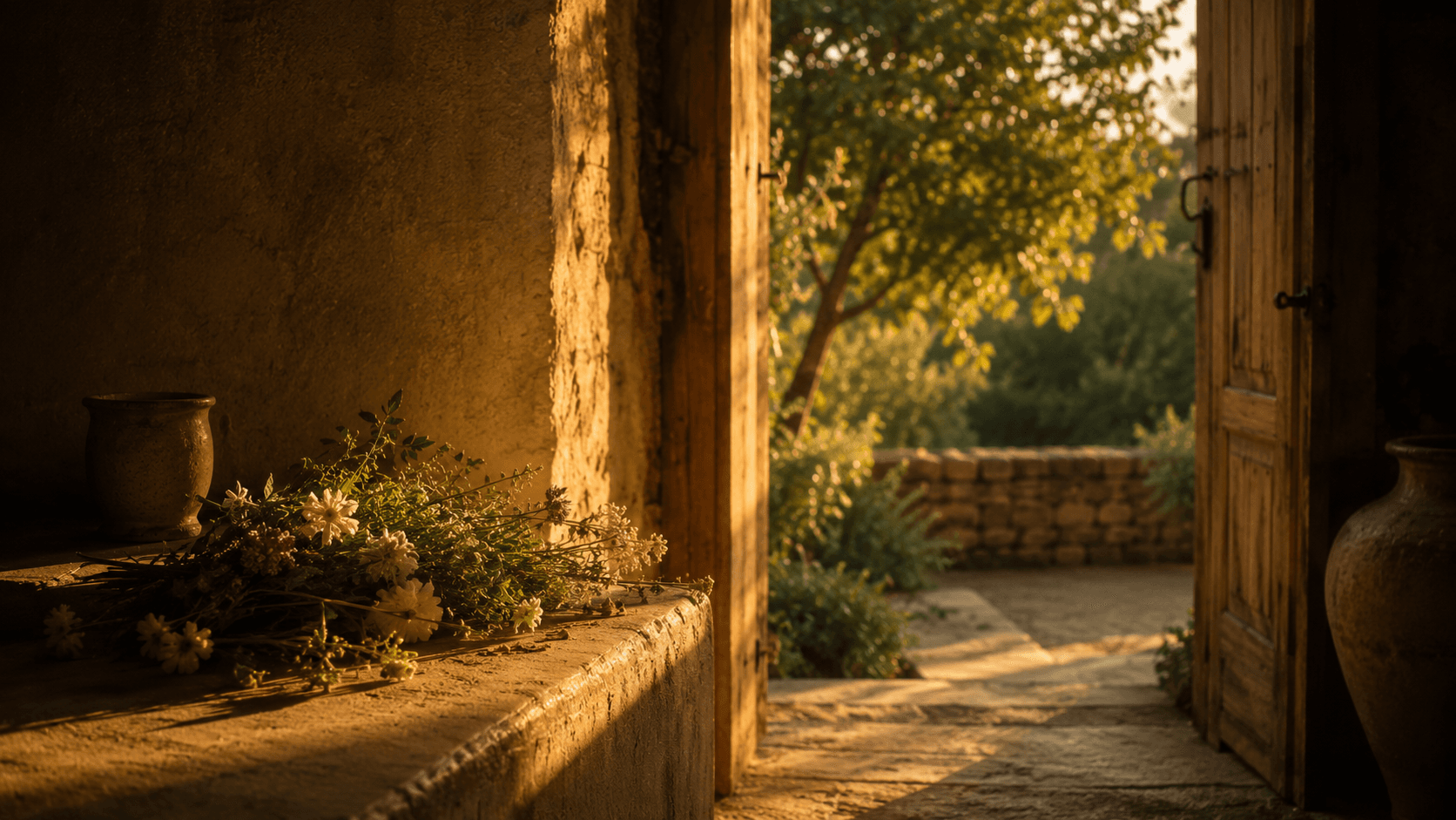 Honeymoon journal — intimate travel scene